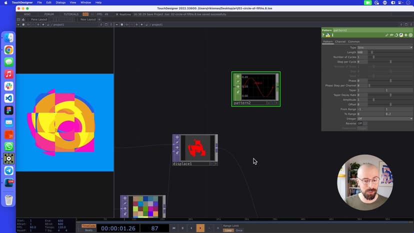 Using CHOPs to control displacement weighting