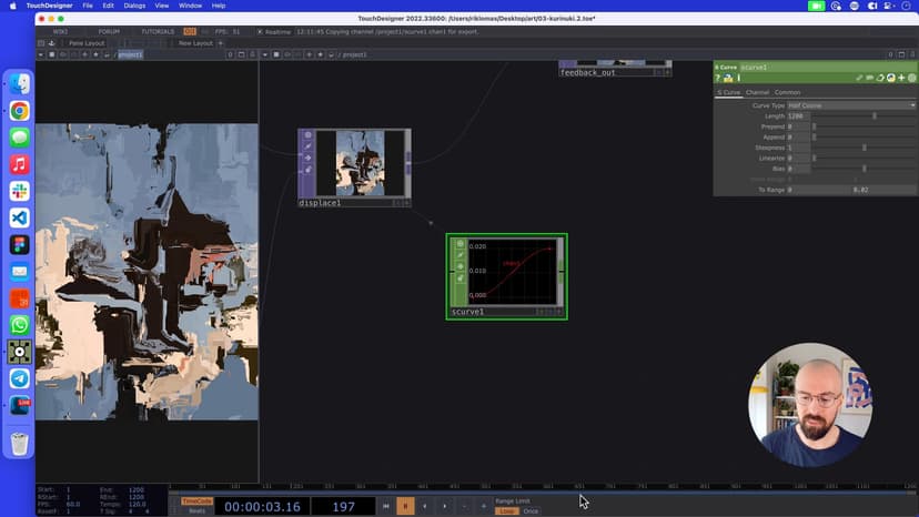 Using an S Curve CHOP to control displacement